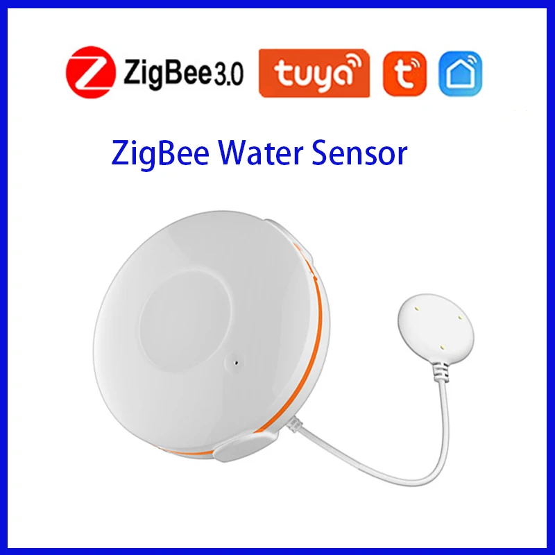 

Датчик утечки воды Tuya Zigbee, детектор утечки воды с сигнализацией, датчик погружения в воду, дистанционное управление через приложение, для защиты умного дома