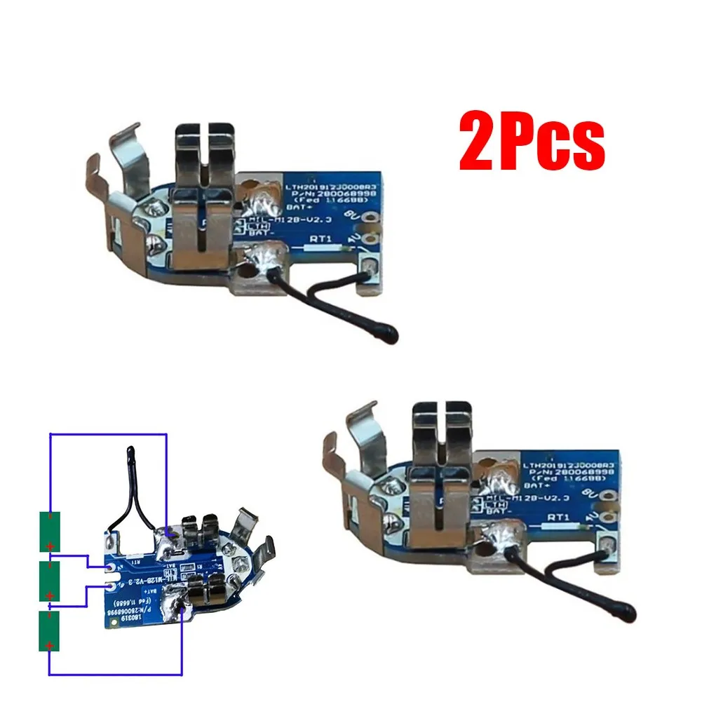

2pcs M12 PCB Circuit Board For Milwaukee 12V 48-11-2411 Li-ion Battery Tools Flipper Zero Ferramentas Herramientas Navajas