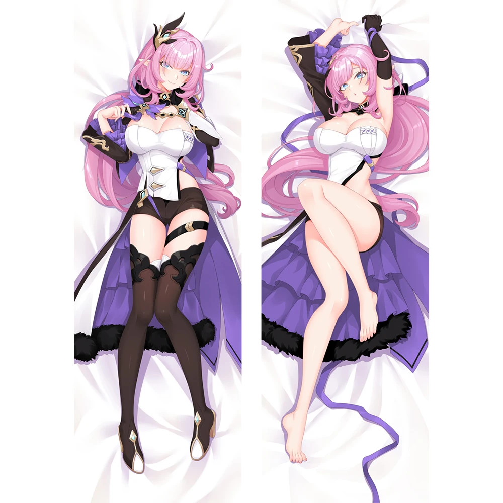 

Honkai Impact 3 мультяшный персонаж косплей аниме дакимакура Подушка Чехол сексуальный Элисия обнимающая Подушка Чехол для постельного белья Otaku ...