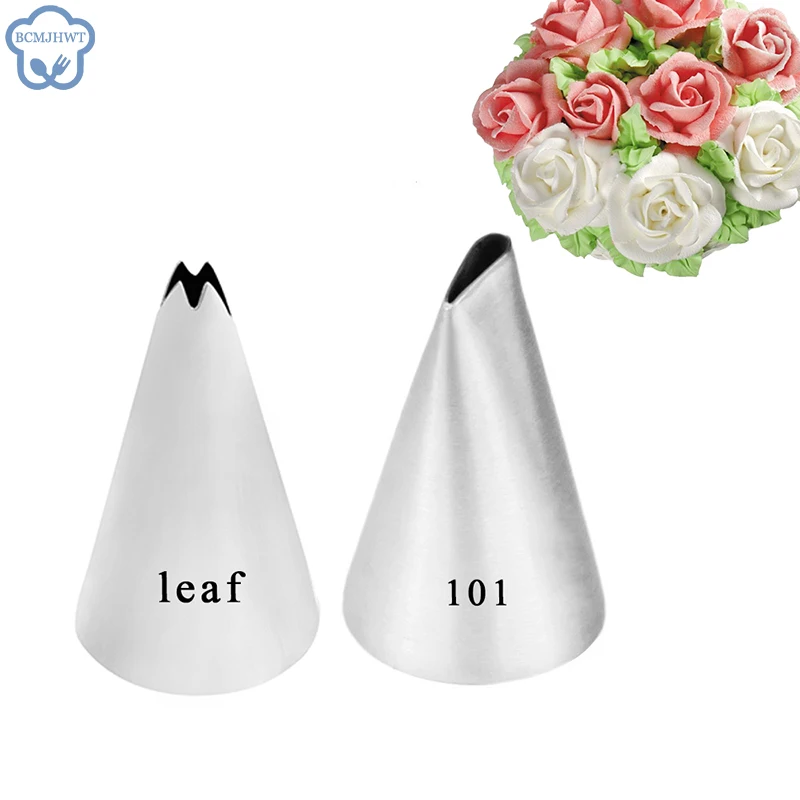 

2 шт., кондитерские Насадки #101 в форме лепестков розы