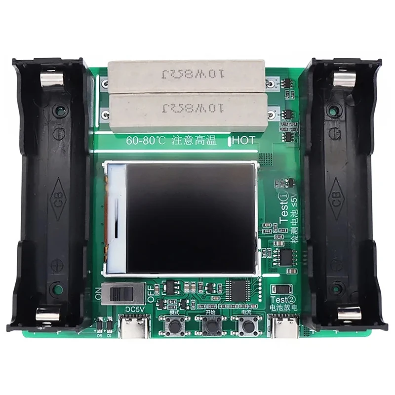 Модуль тестера емкости литиевой батареи 18650 мАч МВтч модуль детектора мощности