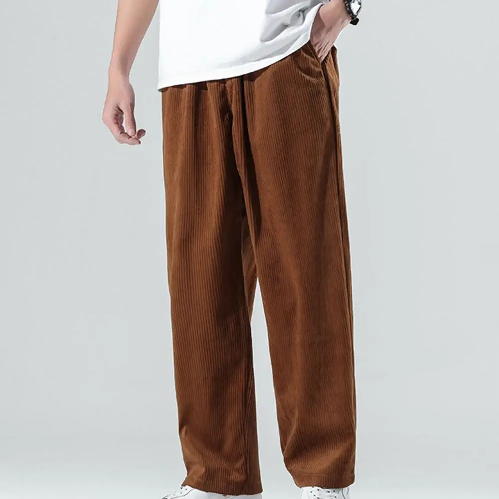 

Sweatpants Casual Pure Color Temperament Cargo Pants Corduroy Cargo Pants