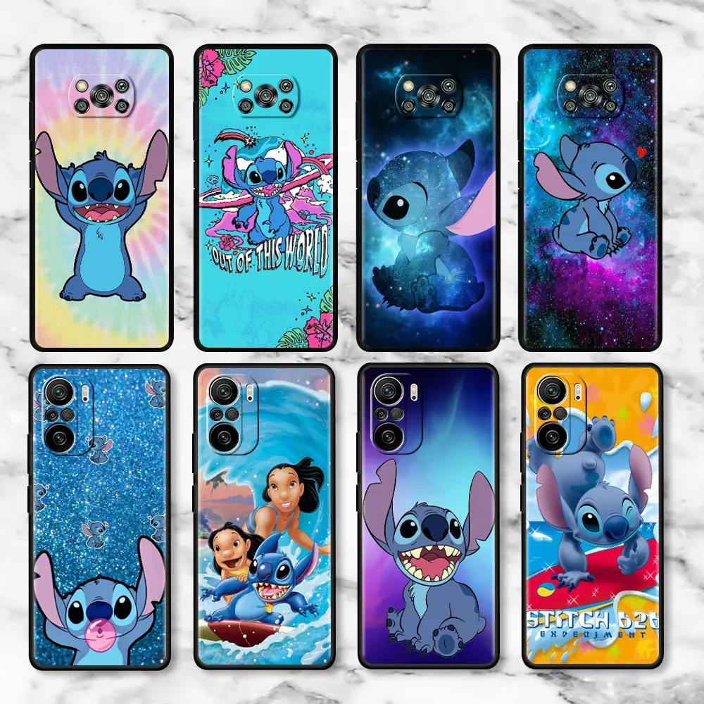 

Lilo Stitch Cartoon TPU Case For Xiaomi Mi Poco X3 Pro X4 NFC F3 M3 F4 GT M4 F1 11 Lite 5G NE 11T 10T 9T Silicone Phone Cover
