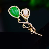 fashion confession balloon brooch elegant freshwater pearl simple pin clothing creative personality clothing accessories