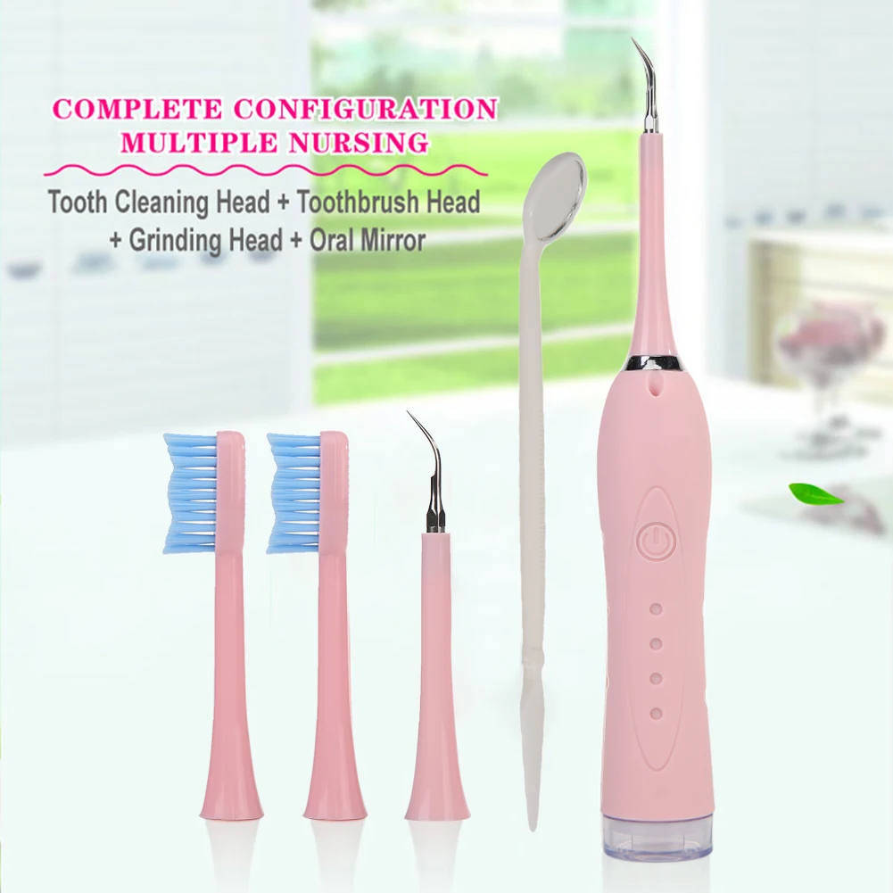 

IPX6 Waterproof USB Electric Tooth Cleaner for Dental Calculus Tartar Removal of Dental Calculi Stains Smoke Stains Fresh Breath