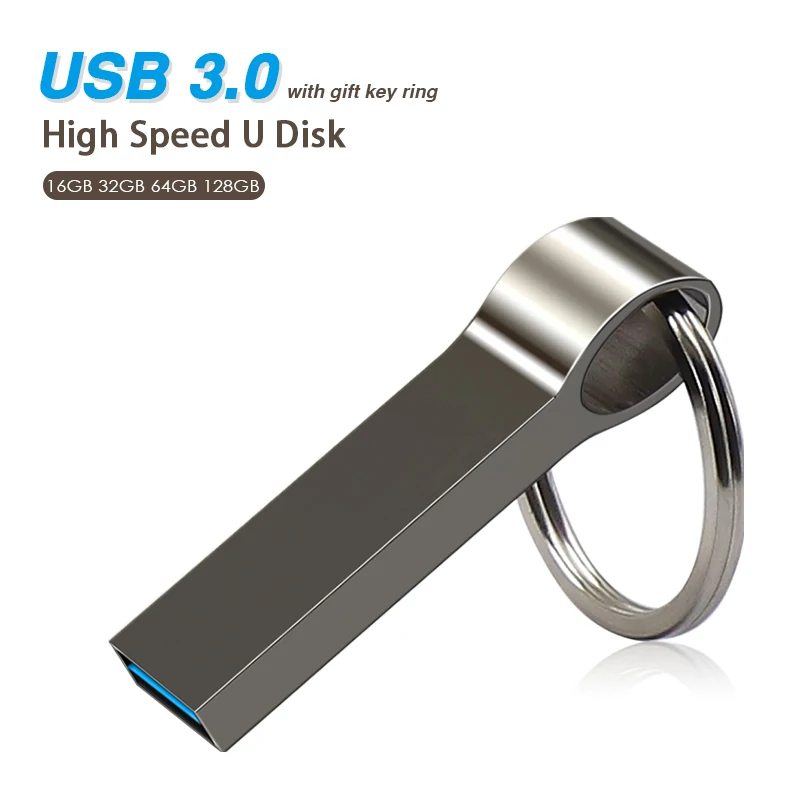 Металлический флэш-накопитель Usb 3.0 512 ГБ 256 128 высокоскоростной портативный