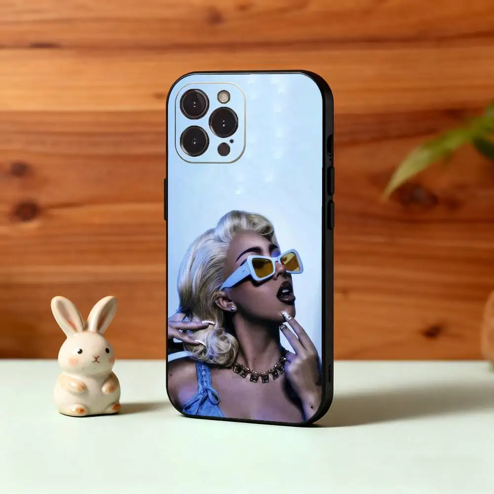 Фото Чехол для телефона K-Kali uchis S-Sincerely Singer для iPhone 17, 16, 15, 14, 13, 12 Plus, Pro Max, XS, 5G, мягкий силиконовый, черный №4