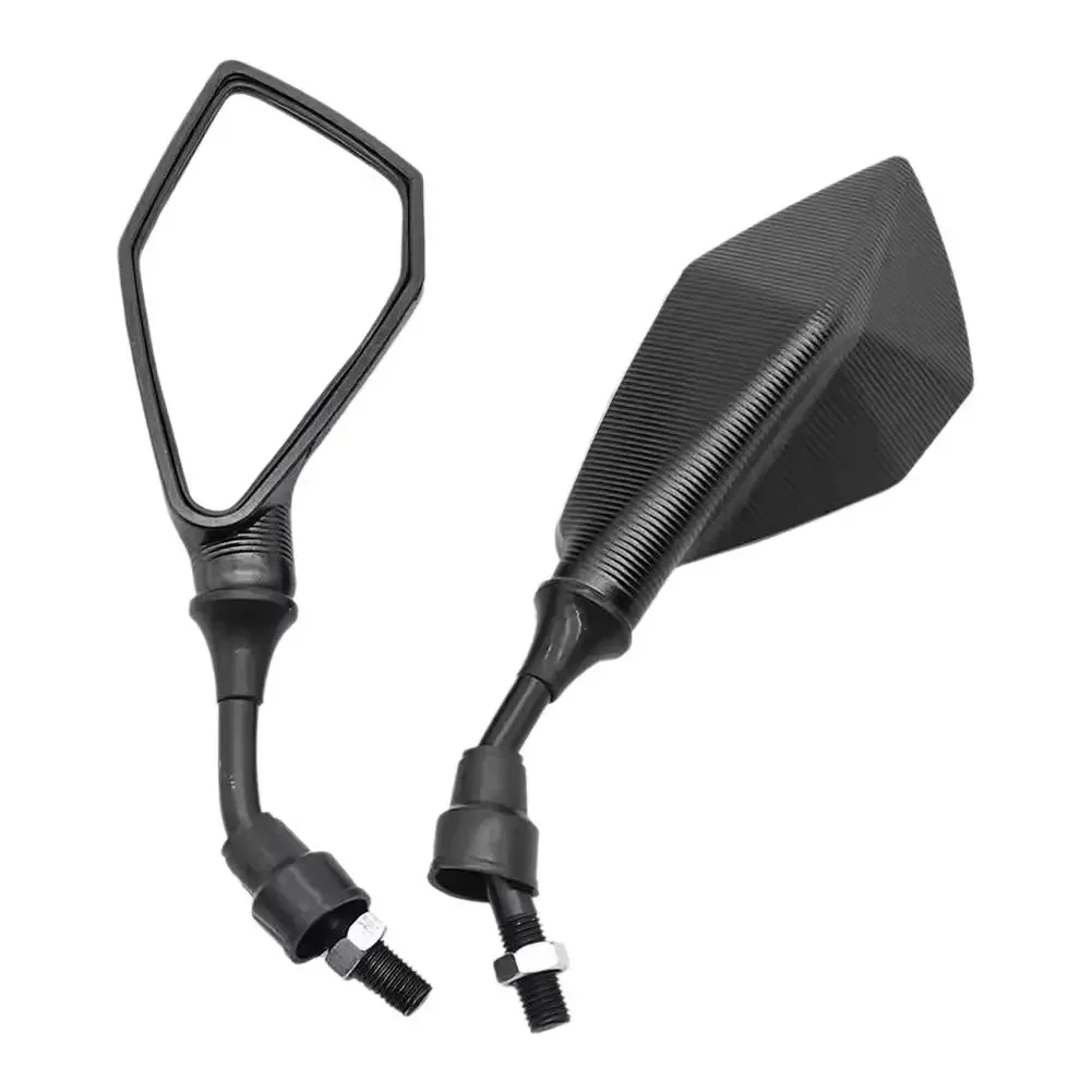 

1 пара универсальных зеркал заднего вида для мотоцикла, скутера, модифицированное зеркало с ЧПУ, электронный велосипед, 10 мм, боковой винт для мотокросса из АБС-пластика, аксессуары для квадроциклов I5u5