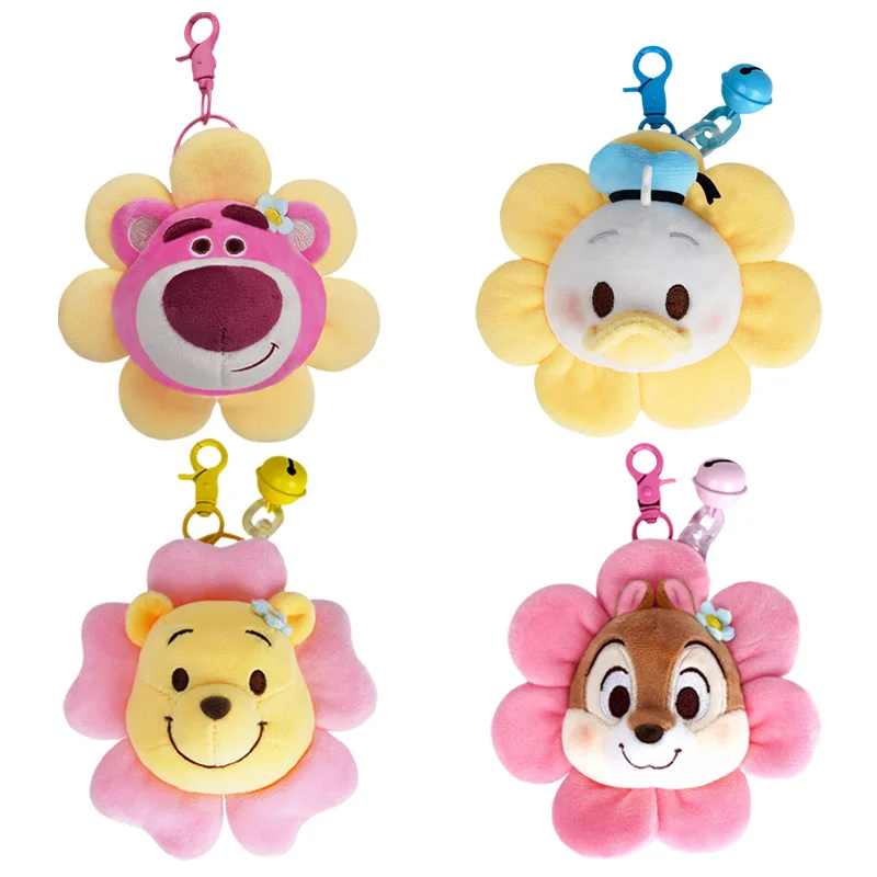 

Плюшевая игрушка из аниме «Серия цветов Диснея», брелок, мультяшный Дональд, бедный медведь, лотсо, мягкая плюшевая кукла, подвеска на сумку,...