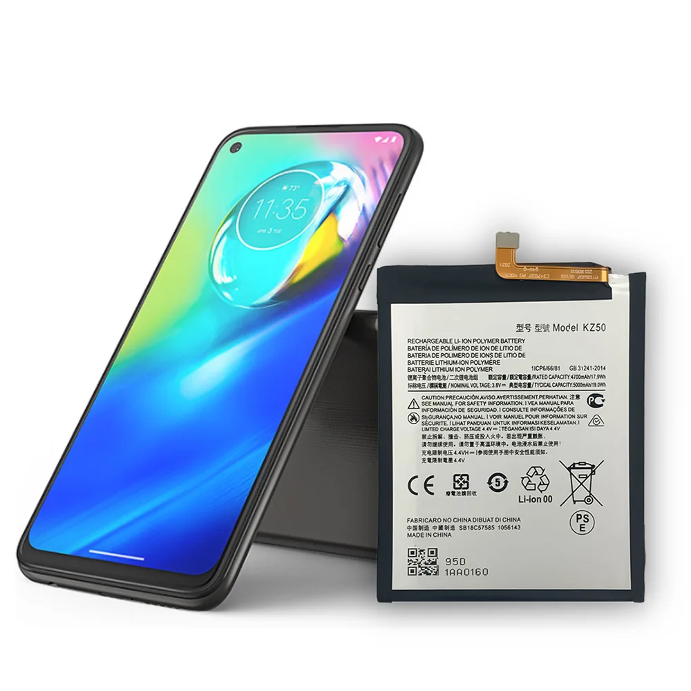 KZ50 Battery For Motorola Moto ONE ZOOM/G8 Power/G POWER/XT2041 Repair Part Original Capacity Mobile Phone Batteries Bateria