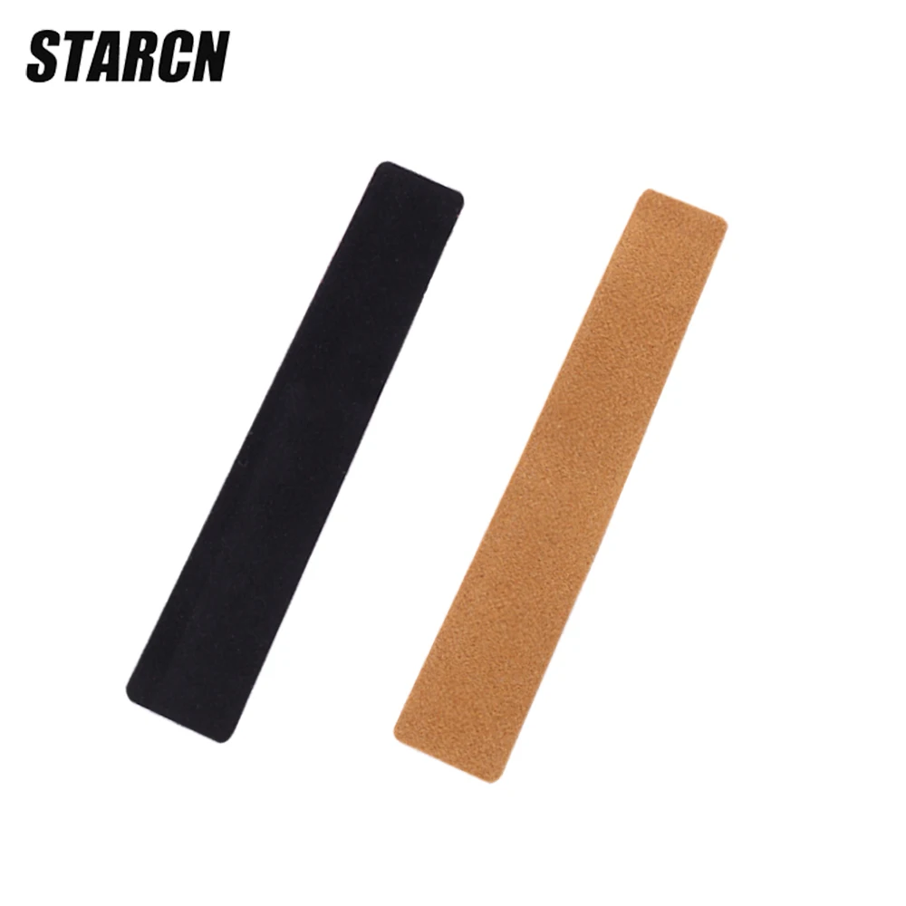 

2pcs Cow Leather Archery Bow String Silencer Pads Adhesive Noise Vibration Absorber Strip Outdoor Hunting
