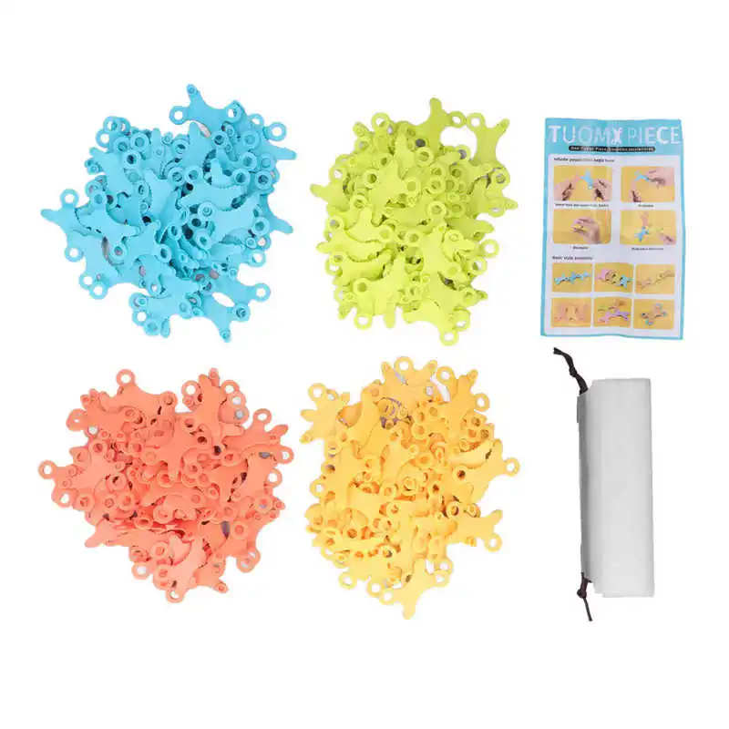 

248 Pieces Of 3D Building Block Toys Children DIY Building Blocks Children Education Splicing Building Block Toys