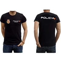 camiseta polic%c3%ada nacional spain cnp policia t shirt short sleeve 100 cotton casual t shirts loose top size s 3xl