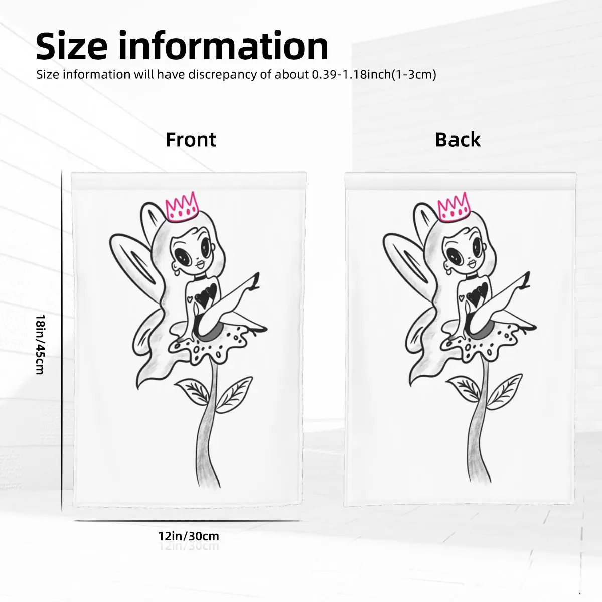 Сделанный на заказ Сказочный бихота-Карол G Reggae Ainger Садовый флаг 12x18 дюймов