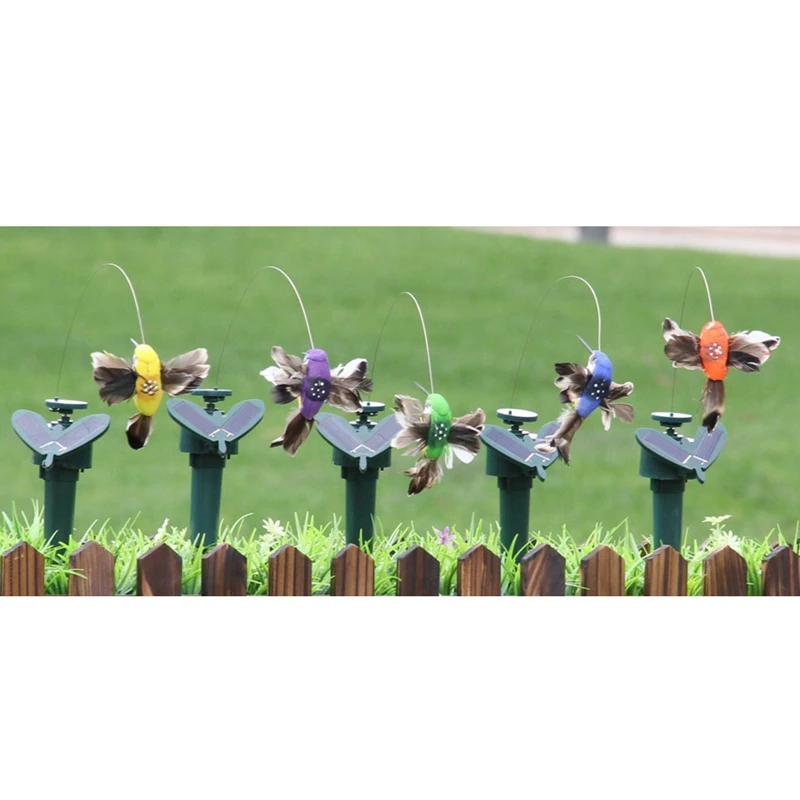 4 упаковки на солнечной энергии летающая бабочка птица подсолнух открытый двор
