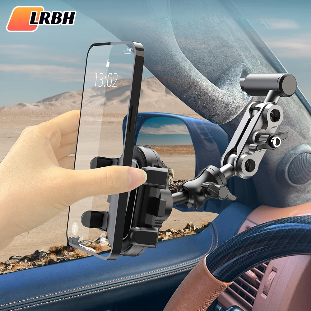 

Универсальный Держатель Для Телефона В Автомобиль, Крепление На Подлокотник Для Грузовиков И Внедорожников, Черный