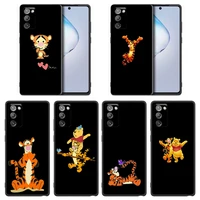 anime cartoon tigger phone case for samsung a7 a52 a53 a71 a72 a73 a91 m22 m30s m31s m33 m62 m52 f23 f41 f42 5g 4g tpu case