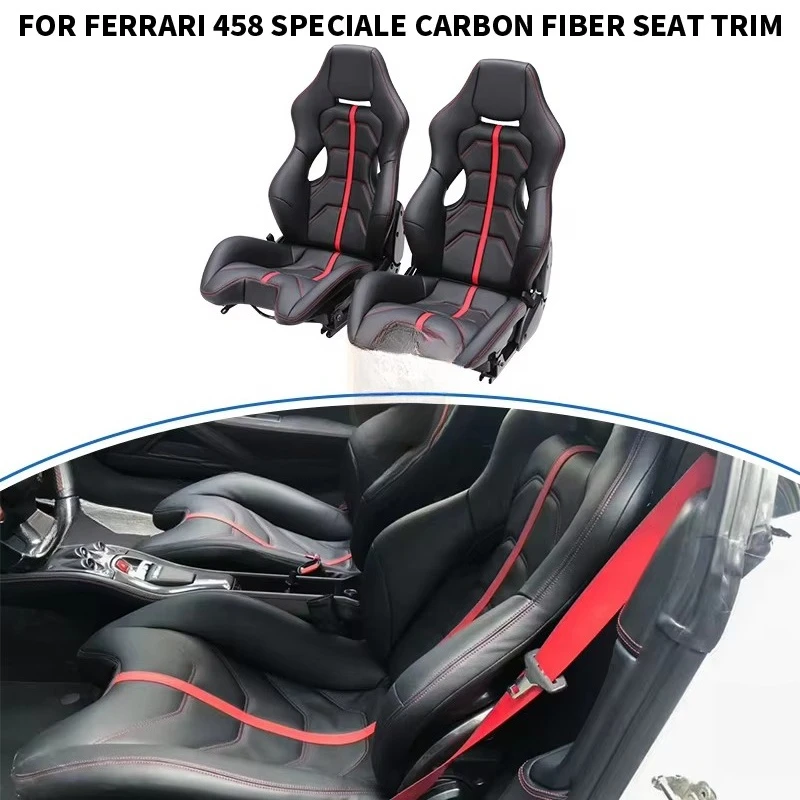 Фото Гоночное сиденье из сухого карбона для 458 Speciale, 488 GTB, 812 Superfast, F8 Tributo, 296GTB, SF90. Сиденье для трека (послепродажная установка). №3