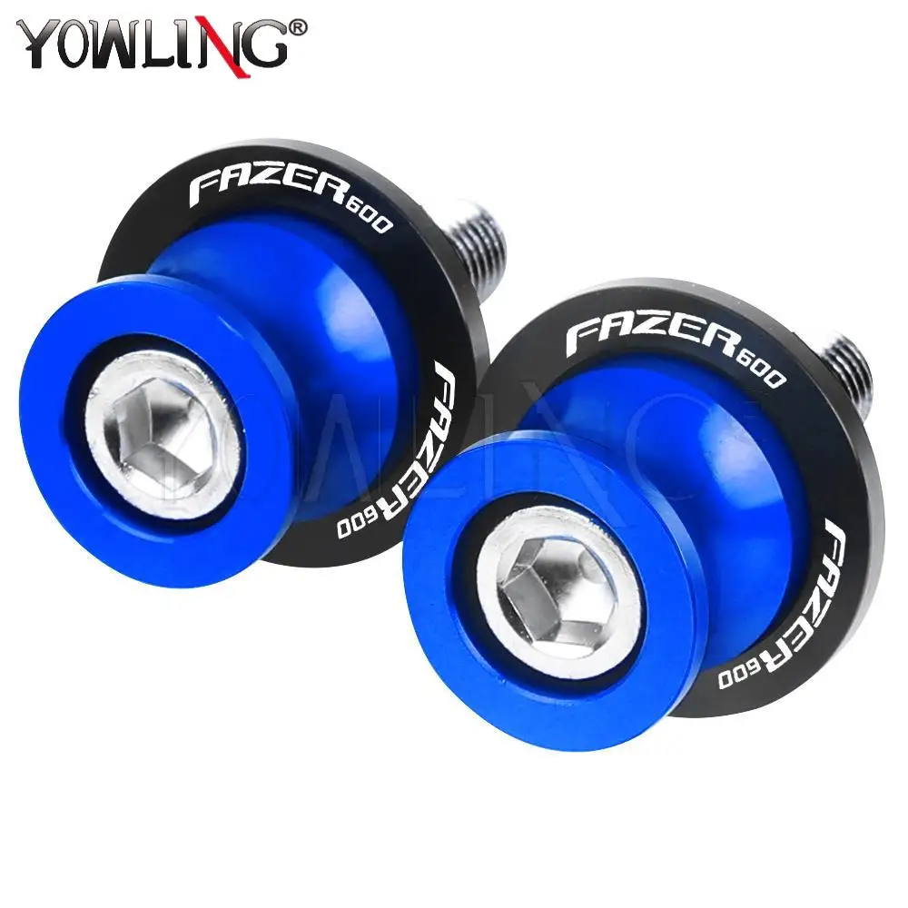 

6MM For Yamaha FAZER 600 FAZER600 FZ6S FZ6N FZ6R FZ6FAZER FZ6 FAZER Motorcycle Accessories Swingarm Spools Slider Stand Screws