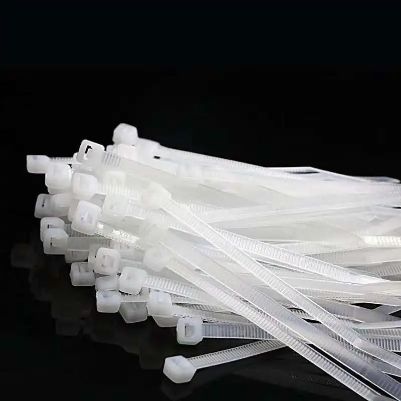 

100PCS White Width of FB Nylon Cable Tie 3*100 3*150 3*200 Cable Wire Ties Self Locking 4*300mm Zip Ties 100mm 150mm 200mm 250mm