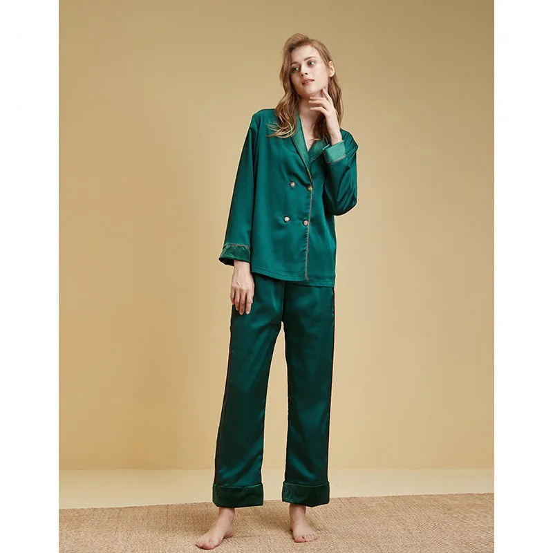 Women's Pajamas Sleepwear Pajama Sets Woman 2 Pieces Loungewear Velvet Pyjamas Winter Night Wears For Women Warm House Cloth