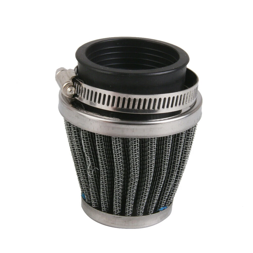 

48mm High Flow Air Intake Cone Filter Cleaner Fuel Saver Stainless Steel For Motorcycle Air Intake Cone Filter Accessories