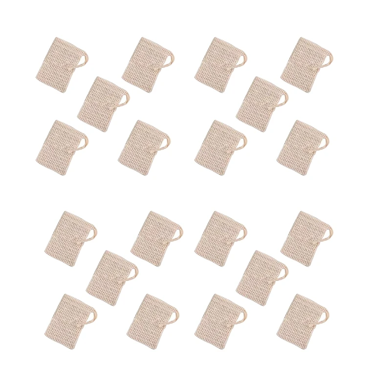 

20 Pcs X Soap Bag, Soap Bags In Cotton And Linen, Organic Soap Sachet, Soap Bag, Foam And Soap Soap