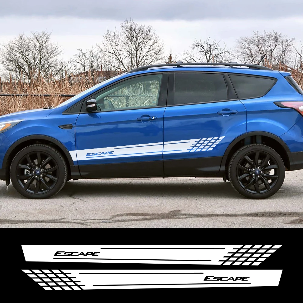 

2 шт., автомобильные виниловые наклейки для Ford Escape