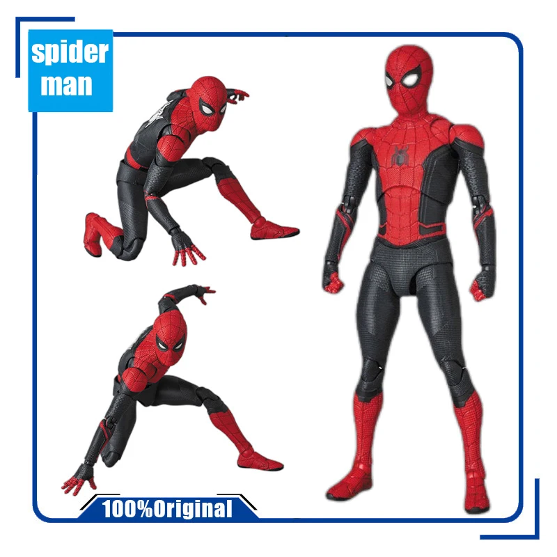 Original Spidermans Anime Action Figure Assembly Model Toys Collectible Model Highest Quality Exclusive
