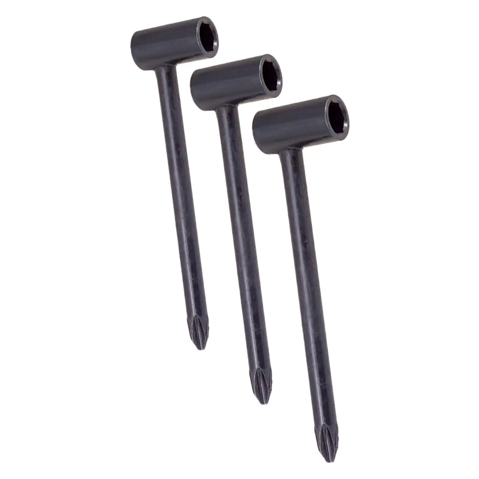 

3 Pieces Durable Guitar Neck Wrench Repair Tool Metal Hex Wrench for Guitar