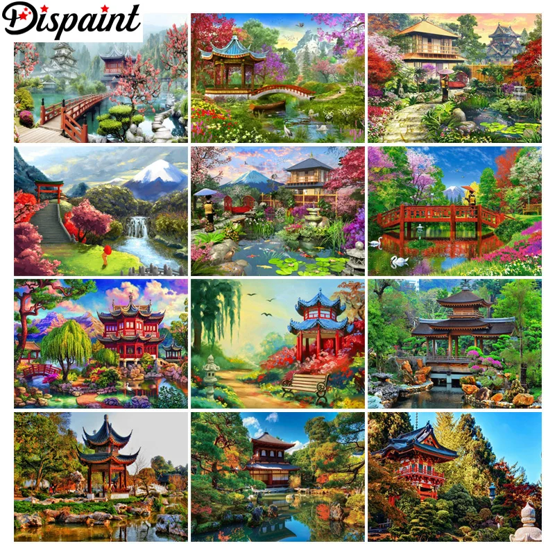 wała samodzielnie pełne kwadratowe okrągłe wiertło 5D diamentowe malowanie ściegiem krzyżykowym haft diamentowy &quotdekoracja pawilon