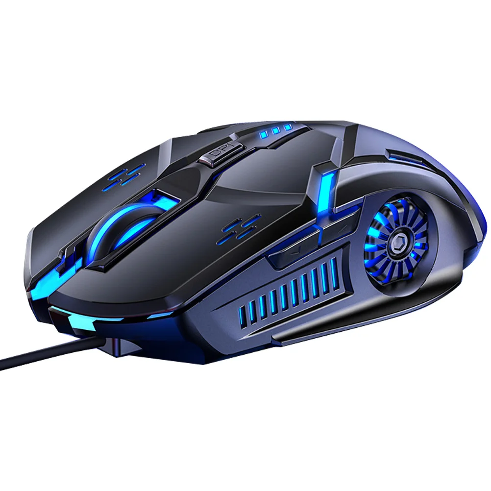 

1Pc 6D Mechanical Light Game Electronic Sports for Men (Black)