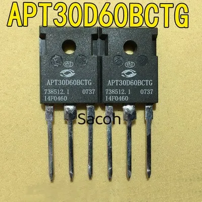 Новый оригинальный 10 шт. APT30D60BCTG APT30D60BCT 30D60BCT APT30DQ60BCTG TO-247 FRED быстрое восстановление Epitaxial Diode