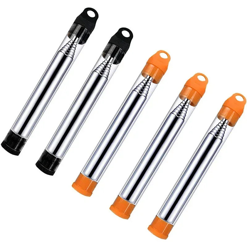 Acampamento Livre Portátil Cozinhar Blow Fire Tube Camping Pipe Ferramentas Sobrevivência Soprador Fogo Metal Suave Starter
