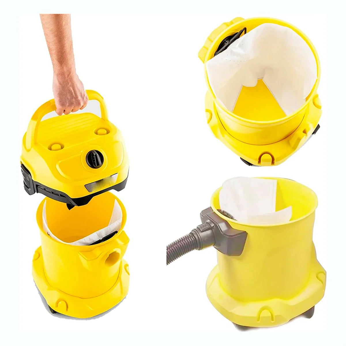 Мешки для пылесоса фильтр подходит Karcher KFI 357 KFI357 KA 40 сменный мешок 2 863-314.0WD2 Plus WD3