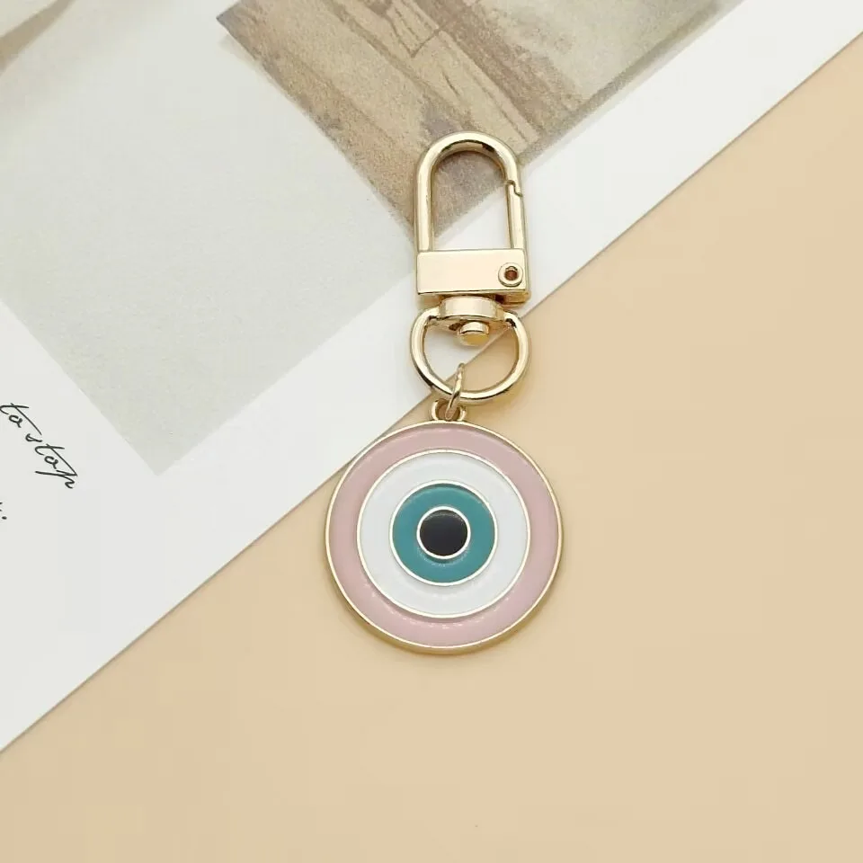 Цепочка для ключей женская с подвеской глаз