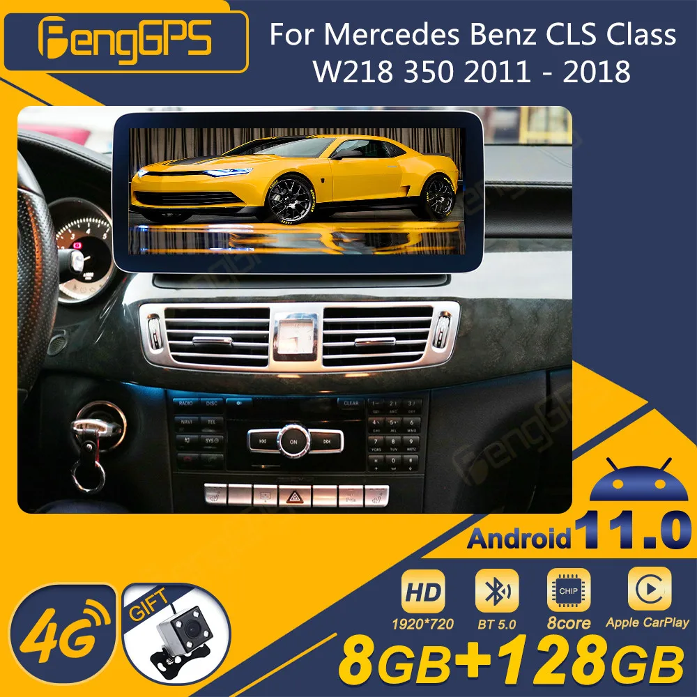 

For Mercedes Benz CLS Class W218 350 2011 - 2018 Android Car Radio 2Din Stereo Receiver Autoradio Multimedia Player GPS Navi