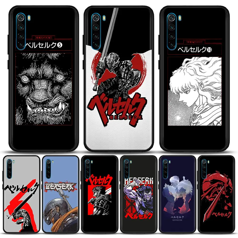 

Case for Redmi 6 6A 7 7A 8 8A 9 9A 9C 9T 10 10C K40 K40S K50 Pro Plus Gaming Case Cover Anime Berserk Guts Swordsman Gatsu Zod