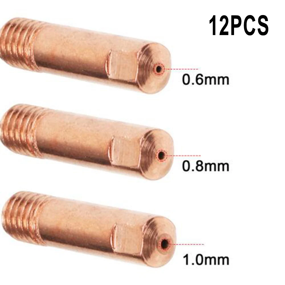 

MB15 MIG Welding Nozzle Kit Shroud Contact Tips 0.8/1 Mm M6 Tip Holder Set For 14AK And 15AK Torches Welding Accessories Set