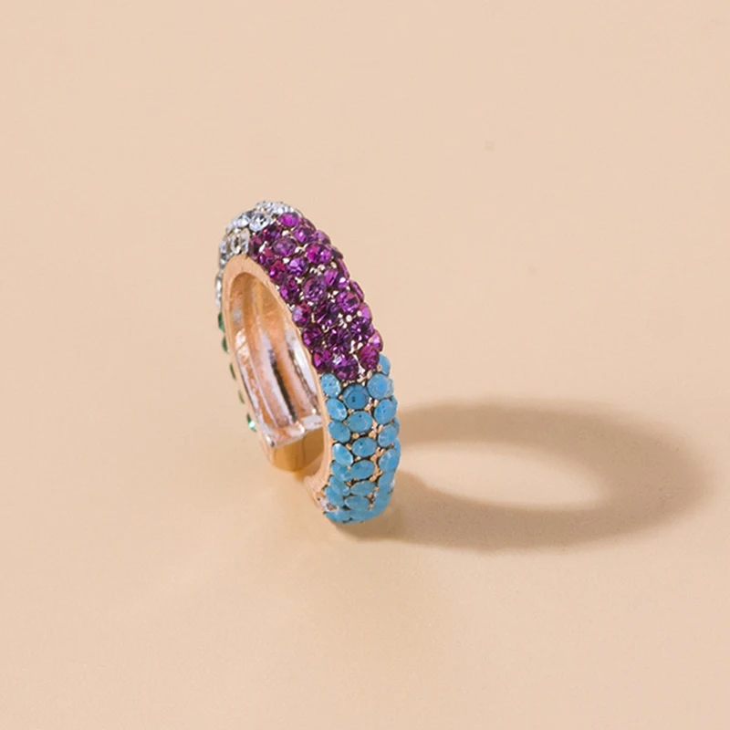 

Luxury Zircons Hoop Earrings For Women Girls Classic Trendy Colorful Diamonds Hoop Earring Ear Hoops Fashion Jewelry Gifts