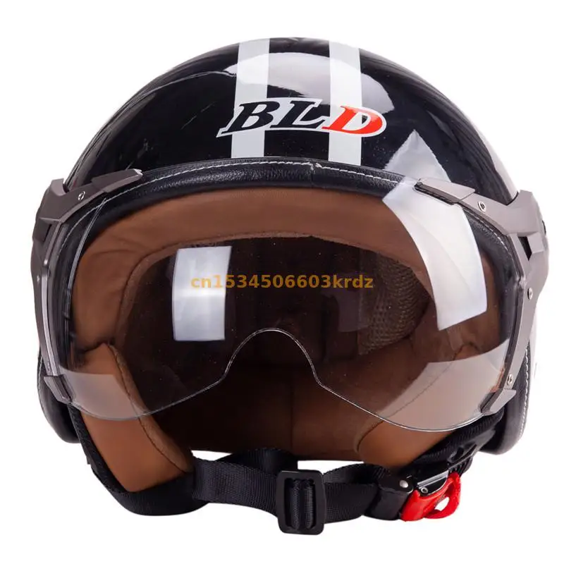 

High-quality ABS American style retro For Harley motorcycle 3/4 protective helmet, DOT certified rally and kart helmet, BLD-288