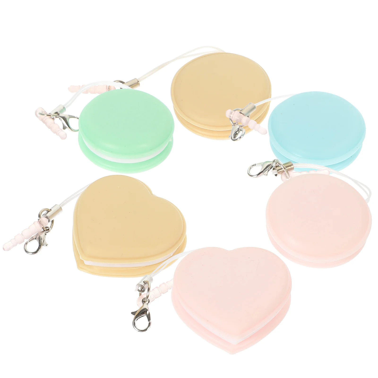 

Screen Cleaner Cleaning Wipes Lens Wipe Pendant Macaron Cloth Mobile Keychain Electronic Computer Decorative Lanyard Devices