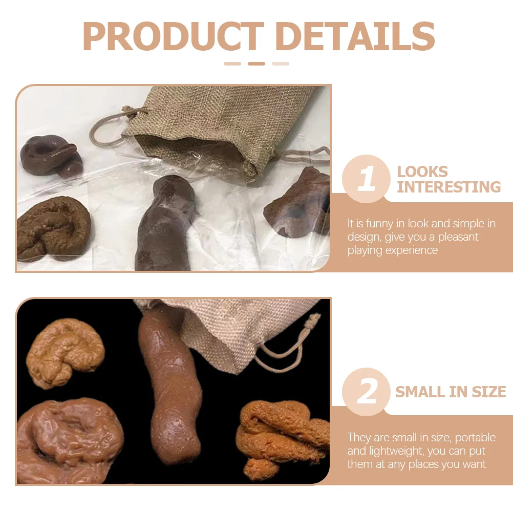 6 шт. детские игрушки на Хэллоуин имитация мягкого табурета хитрая поддельная