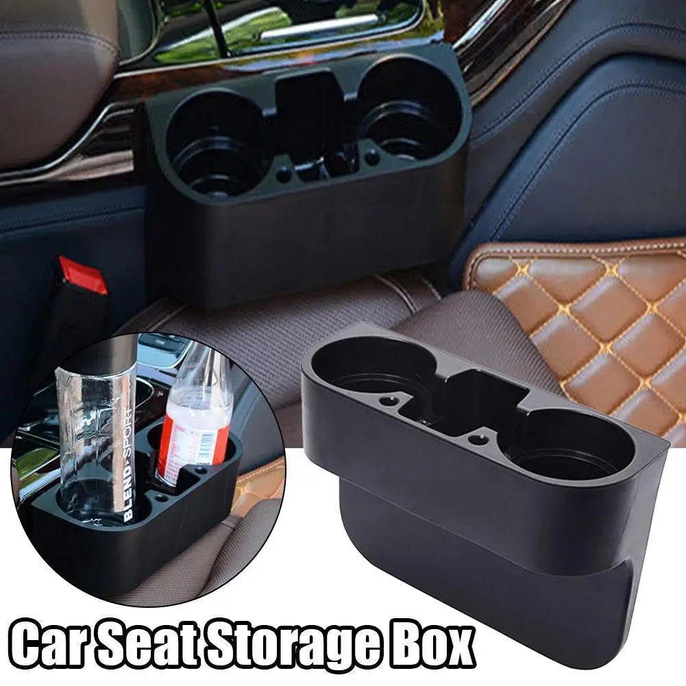 

Car Mounted Water Cup Holder Seat Slot Storage Box Storage Seat Slotted Cup Seam Seam Holder Beverage Box Car Organizer Dri Y1H6