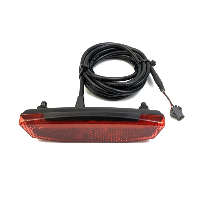 

6-60V Electric Bicycle Taillight Electric Bike LED Rear Tail Light Warning Lamp Night Safety Cycling Accessory