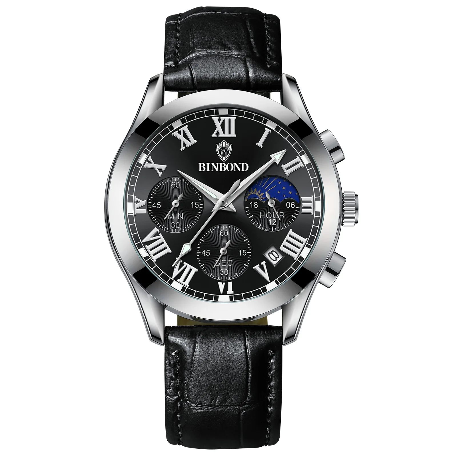 

BINBOND Men's Watches Top Brand Luxury Fashion&Casual Business Quartz Watch Date Waterproof Wristwatch Hodinky Relogio Masculino