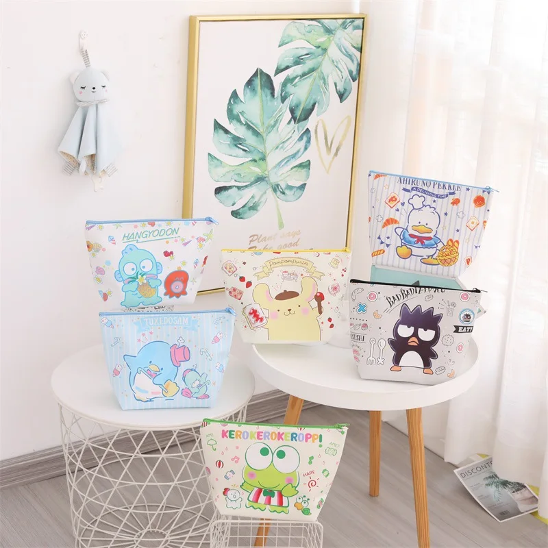 

Sanrio Anime Kawaii Storage Bag My Melody Cute Cartoon Cinnamoroll Hello Kitty Kuromi Girly Heart Cosmetic Bag Toy for Girls