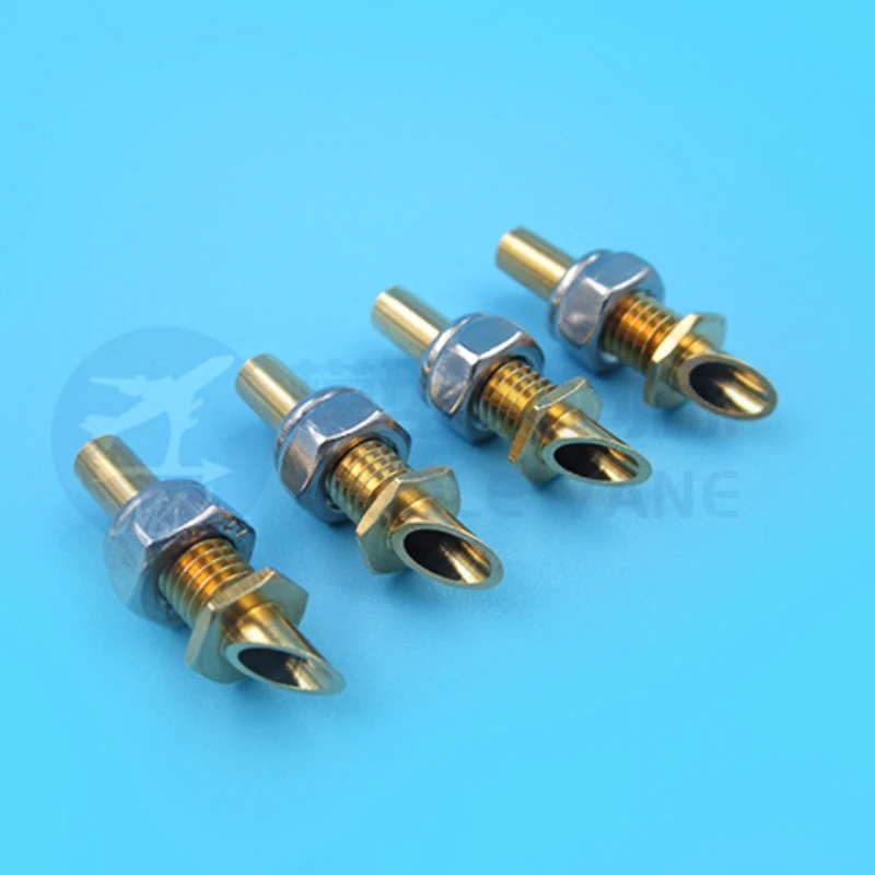 

1pcs M5 Thread L23mm Water Nipples Nozzles For RC Boat Brass Water cooling faucet