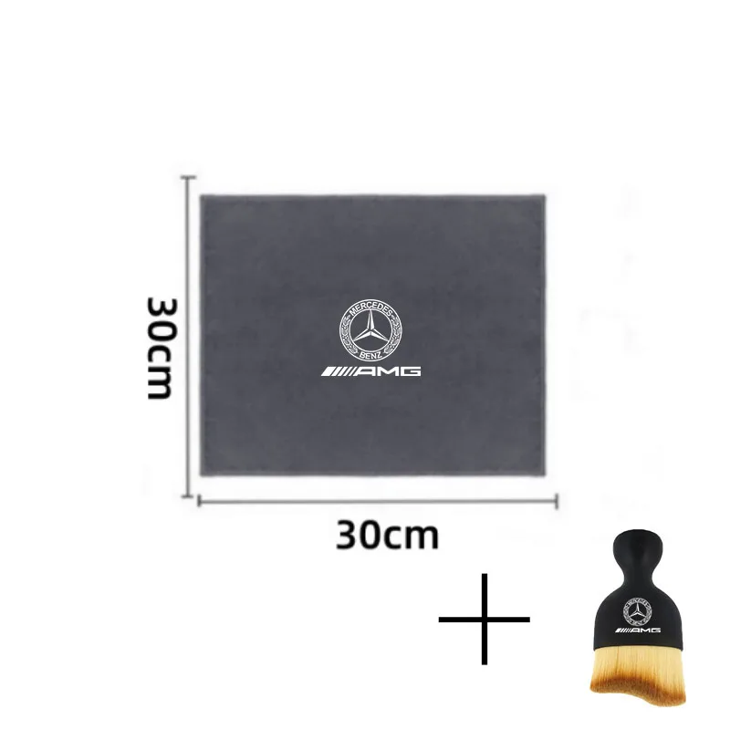 

Автомобильное полотенце, ткань для чистки автомобиля, щетка для чистки, инструменты для Mercedes benz AMG GLC CLA A B R G Class W204 W251 W463 W176 W213 W222