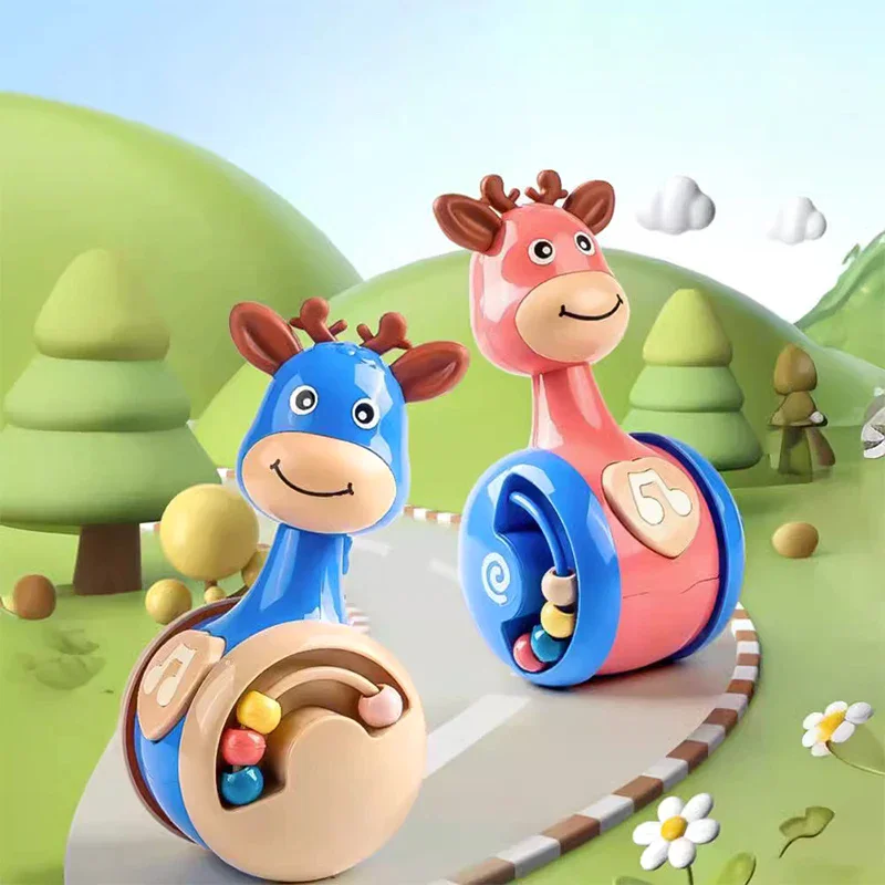 Фото Игрушки Roly для малышей от 6 до 12 месяцев, игрушки-попрыгуны для мальчиков и девочек — идеально подходят для обучения ползанию и раннего развития №2